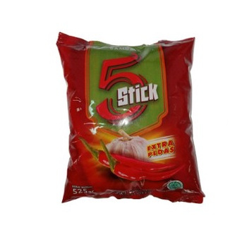 

5 STICK EXTRA PEDAS 525 GR / SAUS SAMBAL 5 STICK / MURAH