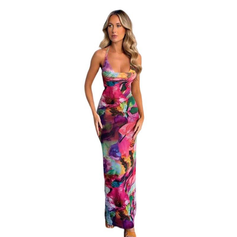 Dress sexy eropa amerika musim panas dress pantai dress party