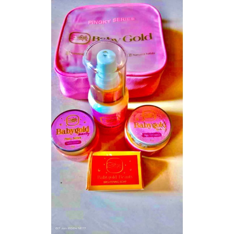 ❤️enysyafaah shop❤️Cream BABY GOLD Skincare (ORIGINAL) Baby Gold Humairah Habibi BPOM/paket Acne/pak