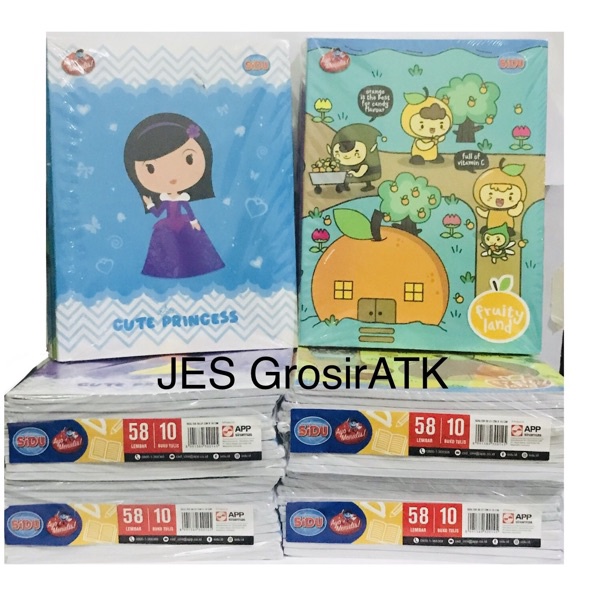 

KODE X18H Buku Tulis SIDU 58 Lembar Pak1 buku