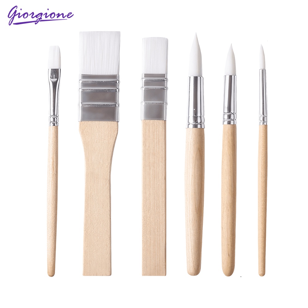 

KODE V93R Giorgione Watercolor Brush Set Kuas Lukis 6pcsset GM6