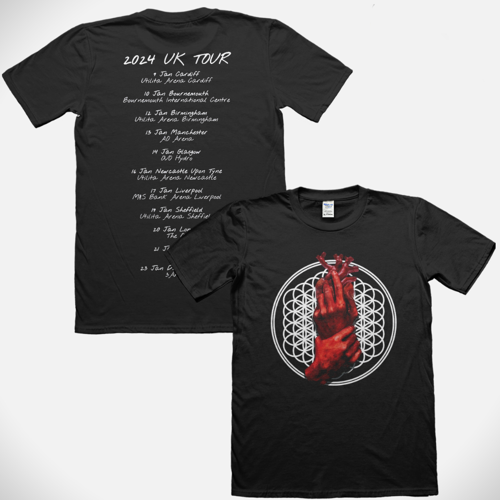 Rockgear T-Shirt BMTH - UK TOUR 2024 | Kaos musik | Kaos band |