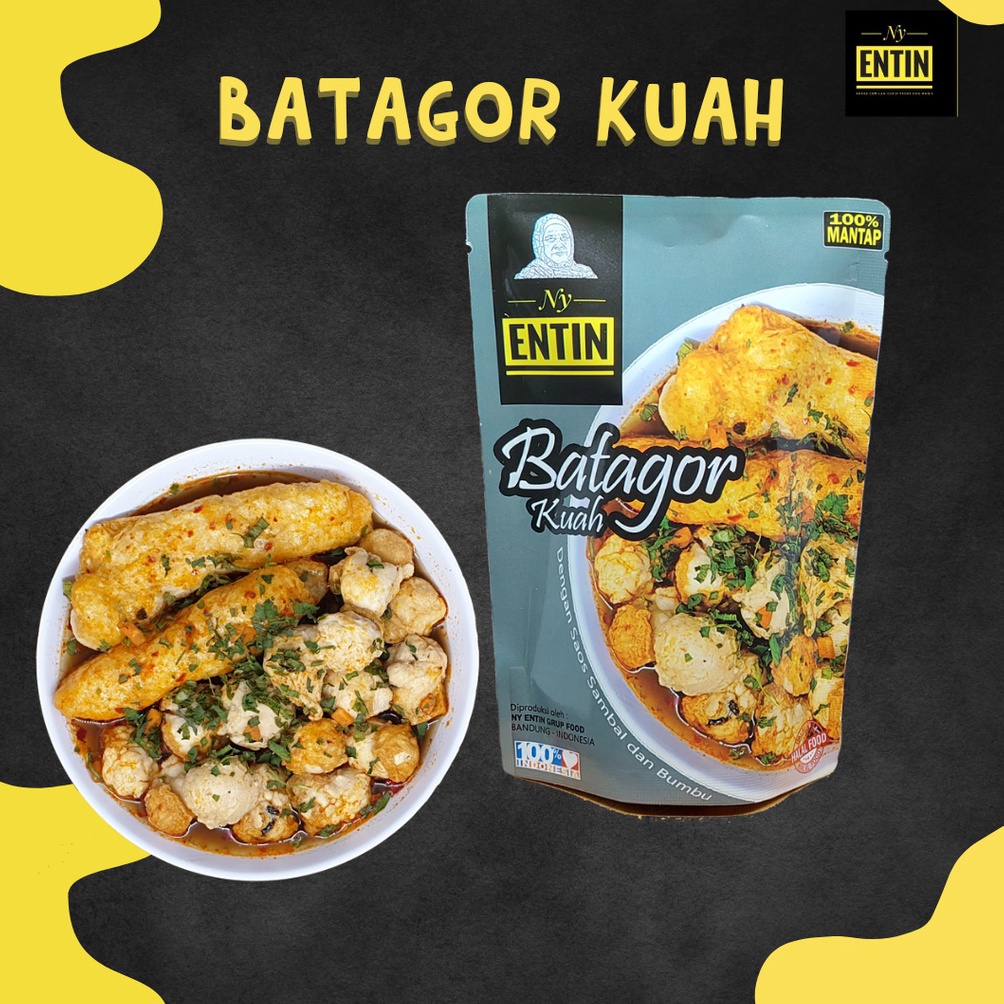 

NEW PRODUCT Batagor kuah NY ENTIN kuah pedas mantap porsi banyak