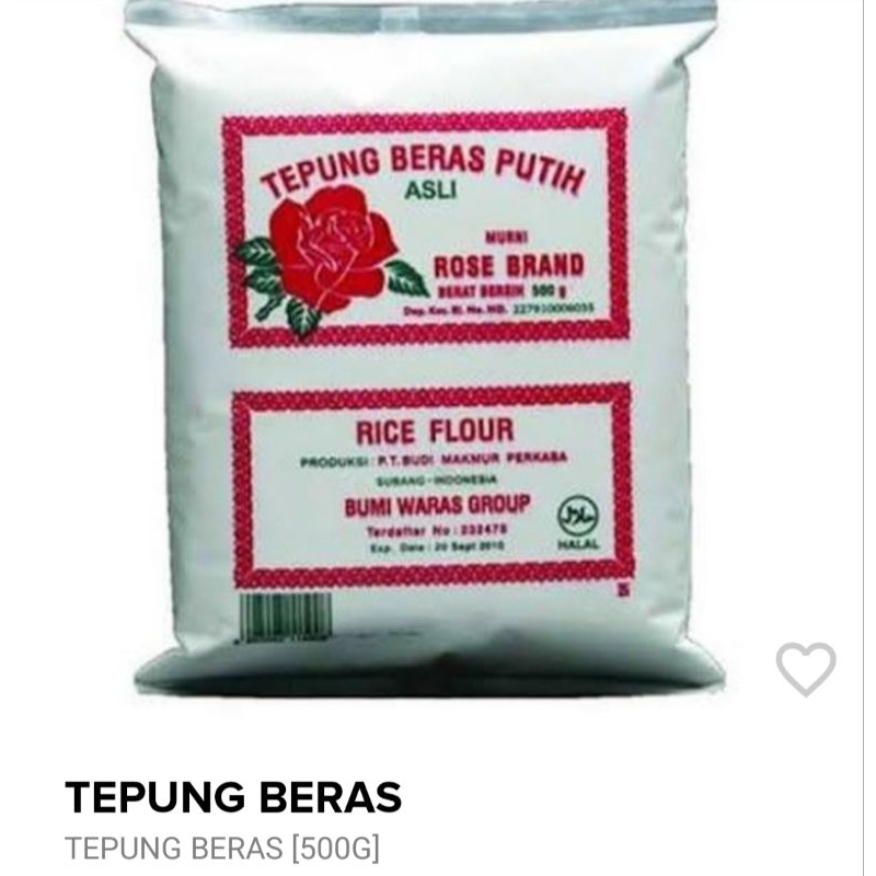 

tepung beras putih rose brand