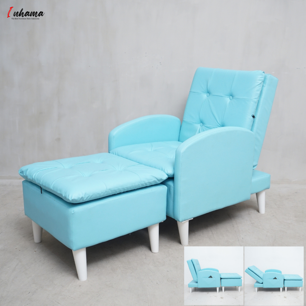 SOFA MINIMALIS LIPAT / SOFA SANTAI SINGLE SEAT MULTIFUNGSI FURNITURE