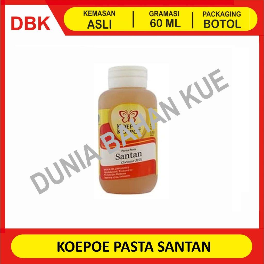 

KOEPOE KOEPOE PASTA SANTAN 60 ML / KUPU KUPU