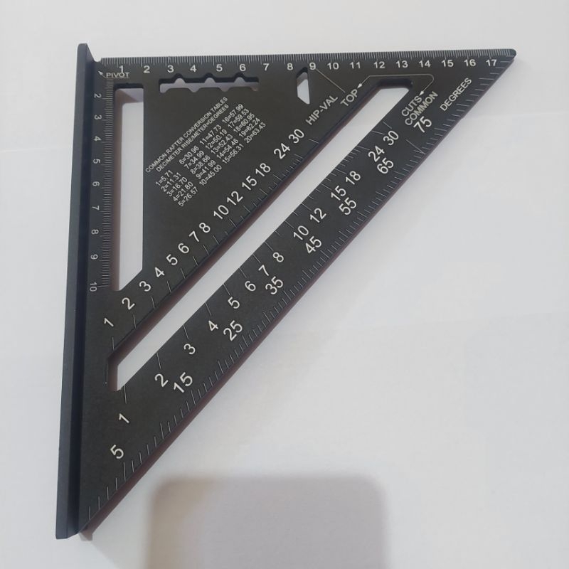 

rtc Speed Square Black 7" / Red 7" Penggaris Siku Segita