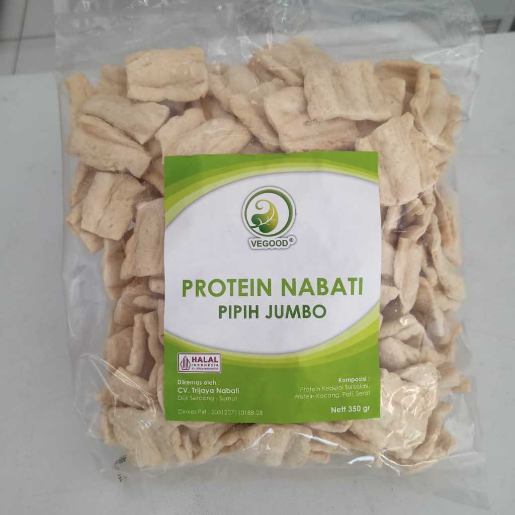

Vegood Proteina Nabati Pipih Jumbo 350g