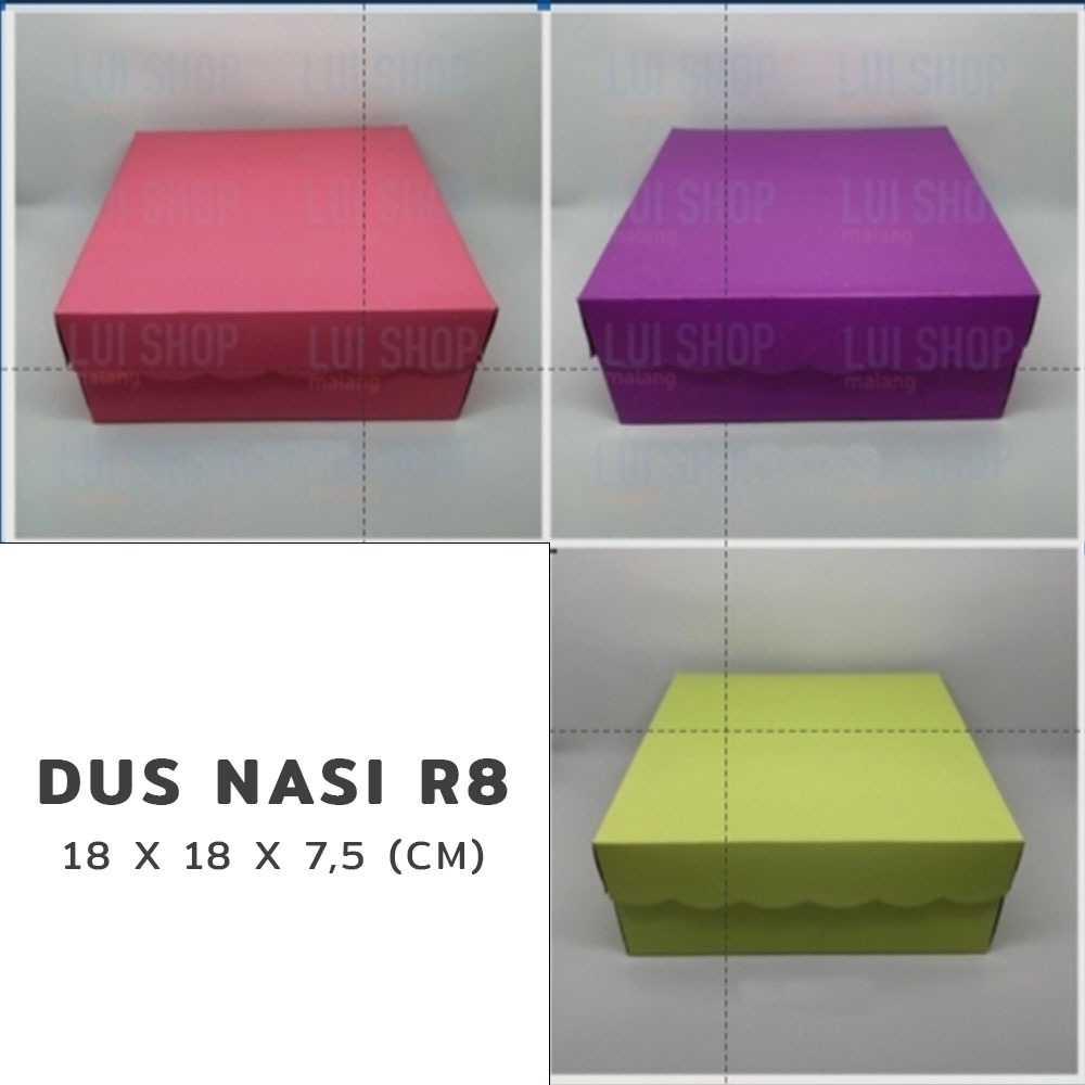 

DUS NASI 18cmx18cm R8 [R-DELAPAN] BLOCK COLOR 350gr AK
