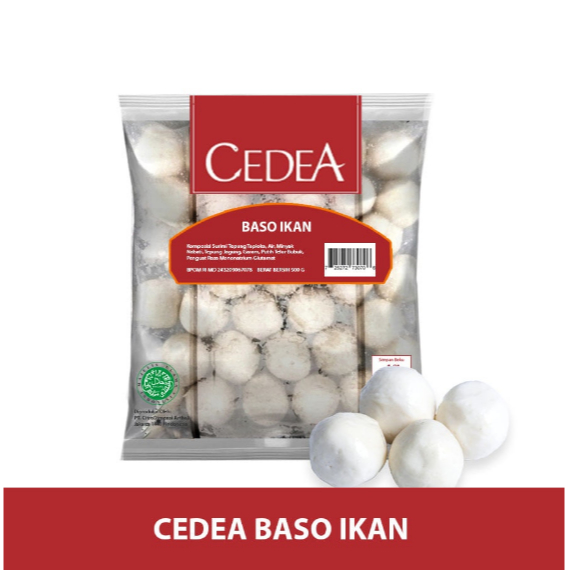 

Cedea Bakso Ikan 500gr Fish Ball Bola Ikan Kakap Frozen Food Cikarang