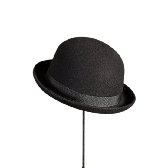 Topi bulat caplin bowler press hard laken premium