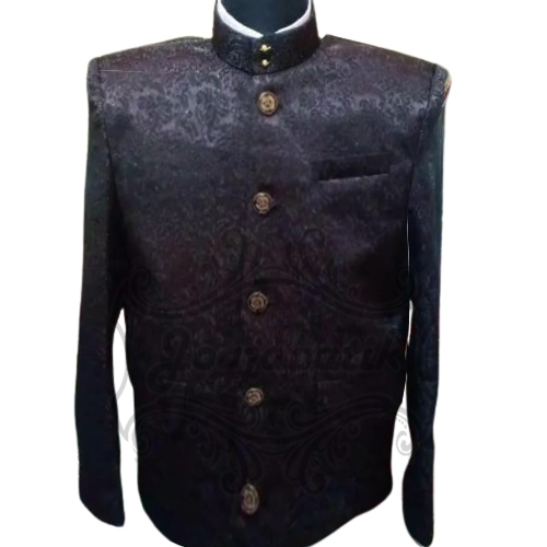 Beskap Basofi/Sunda Bahan Jaguar Hitam