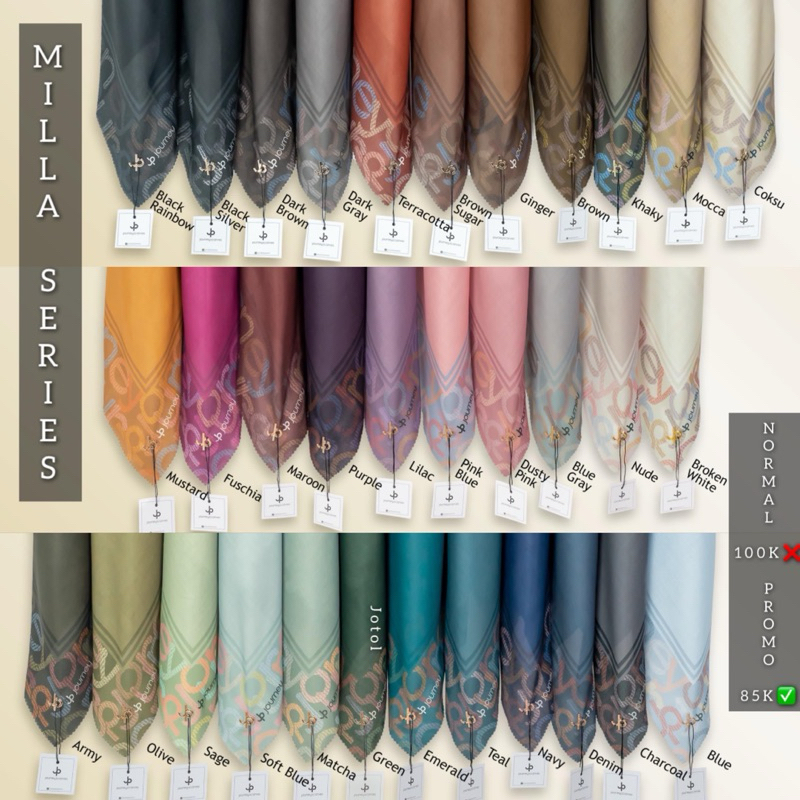Milla Journey Premium scarf/hijab berkwalitas bahan premium