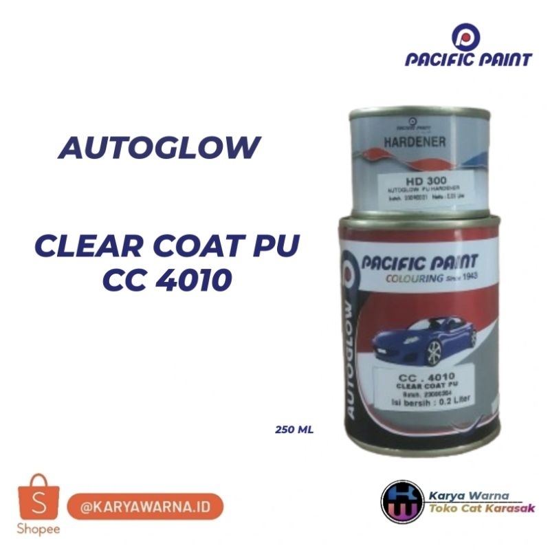 Autoglow Clear Coat PU CC 4010 | 250ml/set