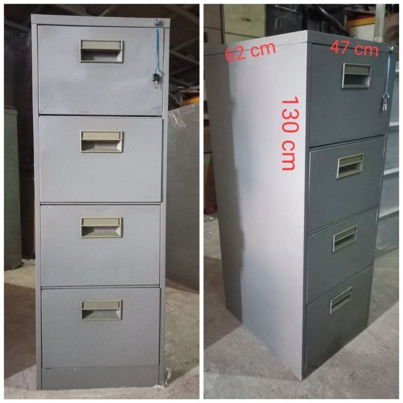 PROMO Filling Cabinet 4 Laci Bekas Lemari Besi Tempat Simpan File