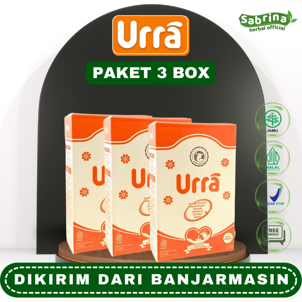 

Paket 3 Box Susu Kambing Urra Penambah Berat Badan dan Tinggi Anak 200 Gram Banjarmasin