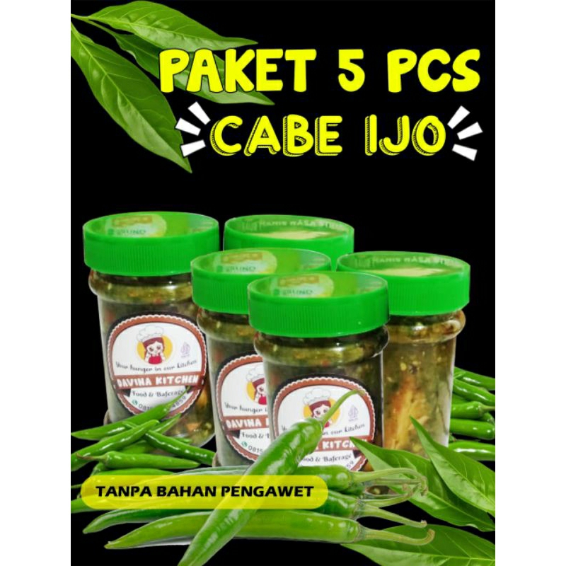 

Paket hemat Sambel tongkol cabe ijo 5 pcs
