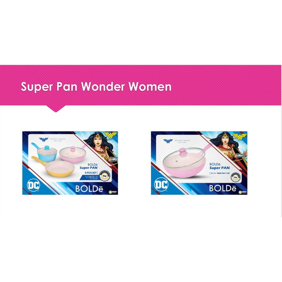 Bolde Super Pan Wonder Woman Set Isi 3