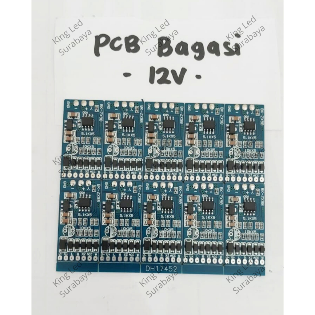 ECER PCB Controller Lampu Bagasi RGB 12V Tail LED Modul 12 Volt