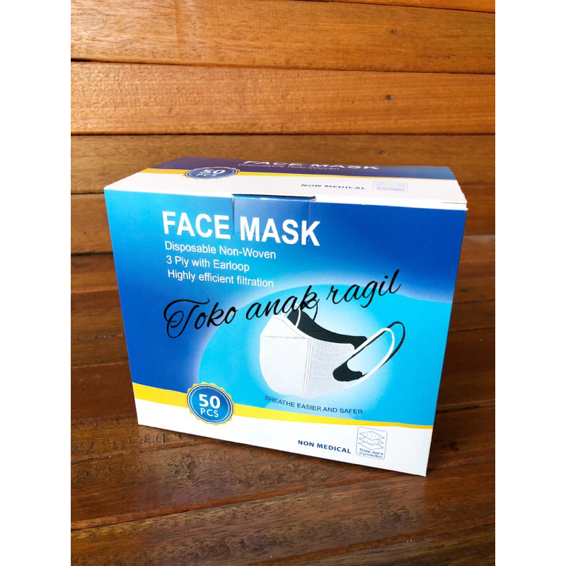 Masker duckbill 50 pcs