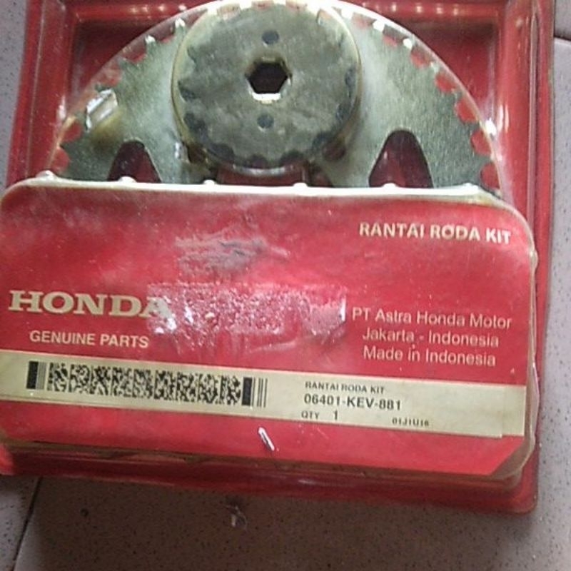 GEAR SET SUPRA ORIGINAL HONDA KODE 06401 KEV 881