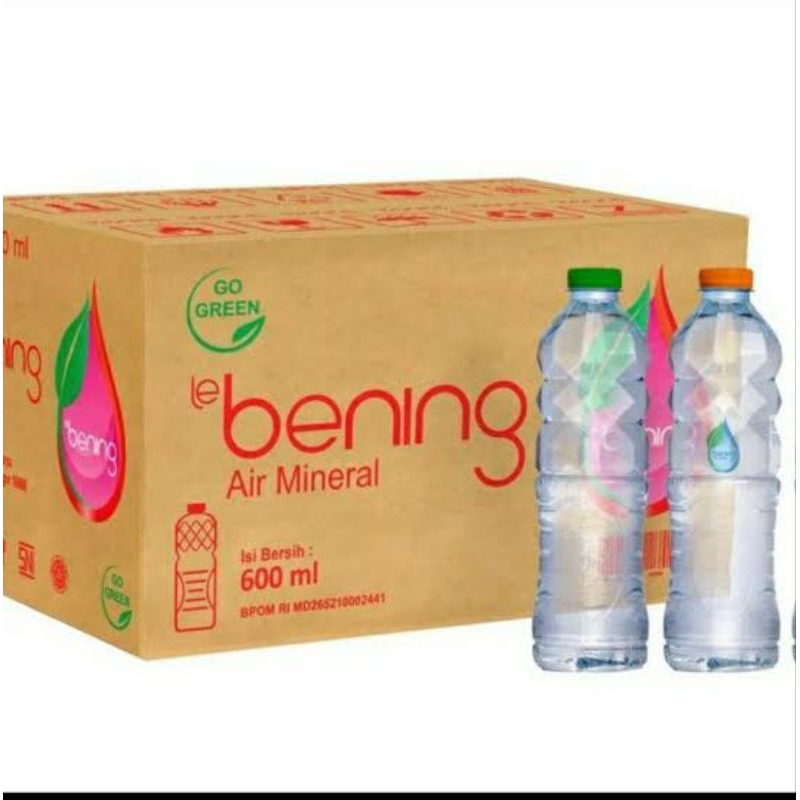 

Air mineral LE BENING 600ml isi 24 botol