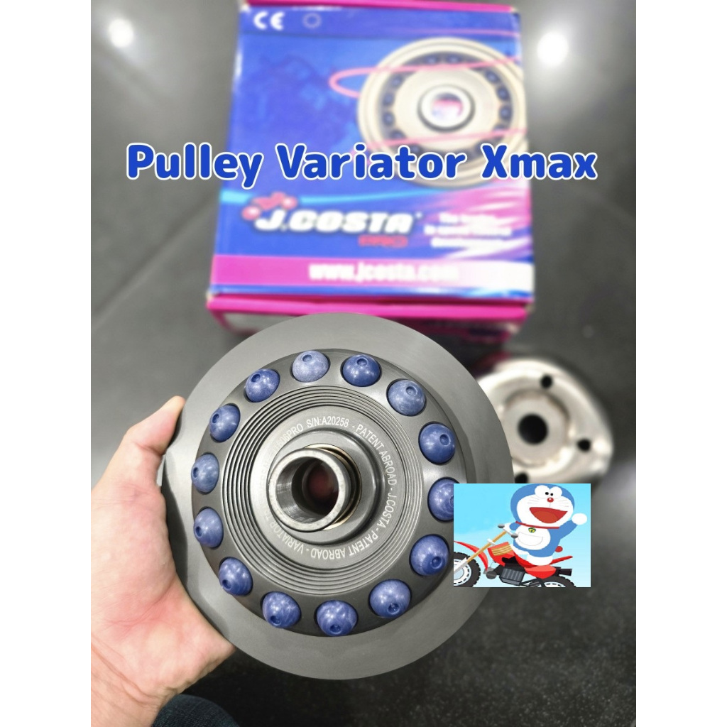 Pulley Xmax jcosta pulley variator set roller yamaha xmax250 xmax 300 dr