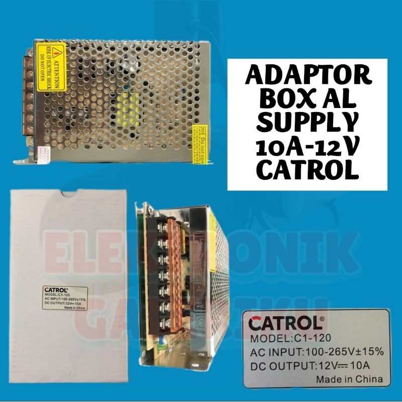 ADAPTOR SWITCHING BOX ALUMUNIUM SUPPLY 10A-12V CATROL