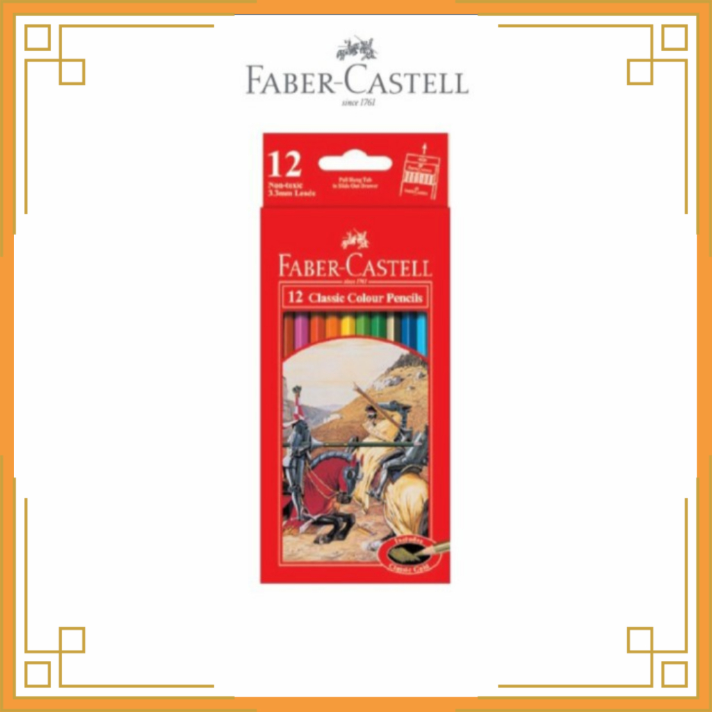 

FABER CASTELL Pensil warna classic 12 dan 24 warna