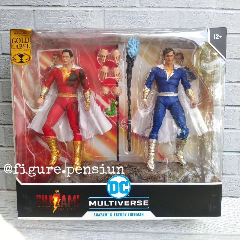 DC MULTIVERSE MCFARLANE SHAZAM & FREDDY FREEMAN 2 PACK SHAZAM FURY OF THE GODS ACTION FIGURE