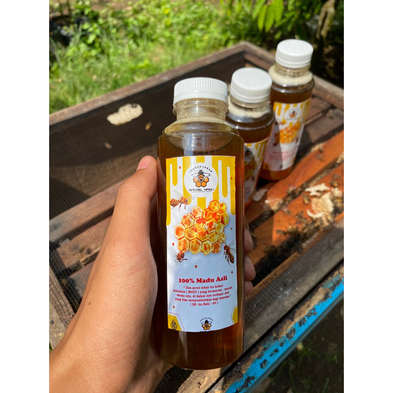 

Madu asli tanpa campuran 100% Murni kemasan ( 250ML )