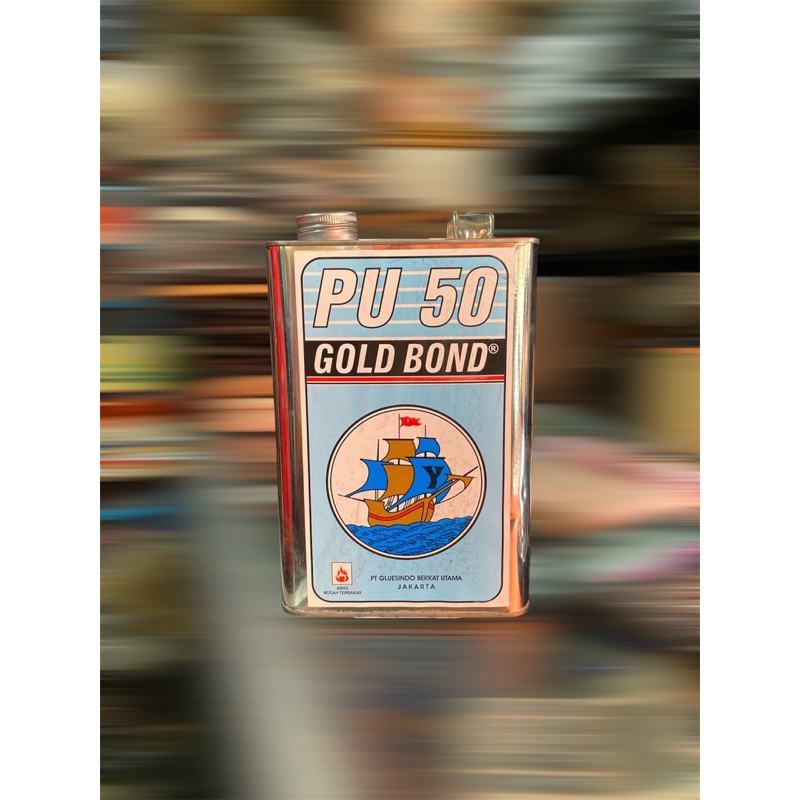 Lem Putih PU 50 Goldbond Yongbond Kilo Galon untuk bahan kulit sintetis sepatu jok PU