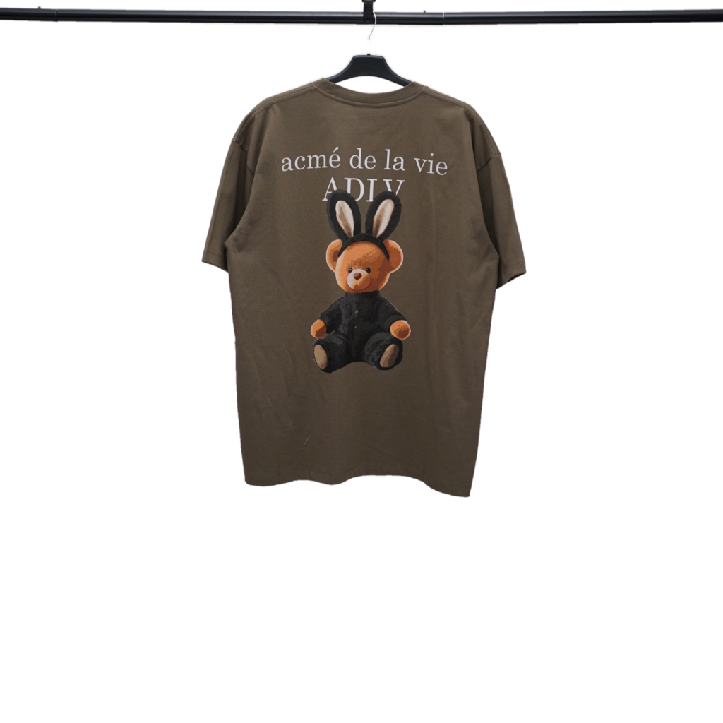 ADLV Olive Bunny Bear Tshirt Authentic / Kaos Branded Acme De La Vie Original
