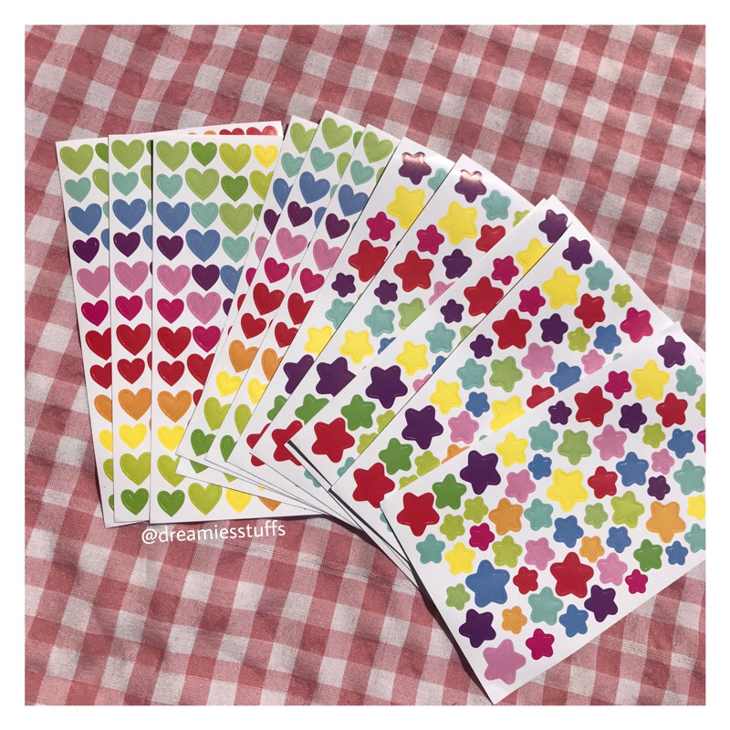 

(Dream) Cute colorfull shape deco sticker by dreamiesstuffs