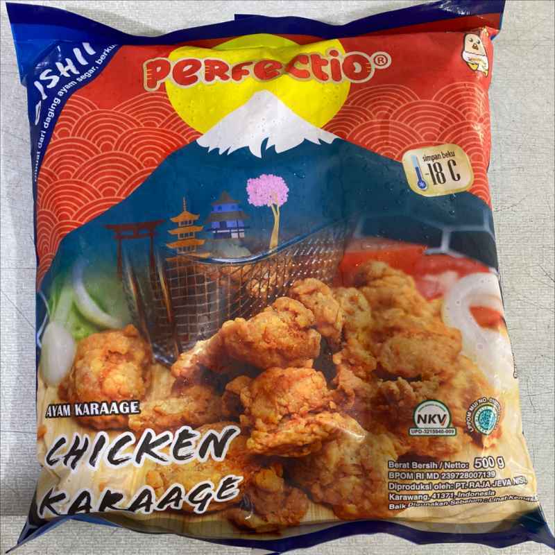 

Perfectio Chicken Karage 500gr - 250gr | Ayam Karage Perfectio