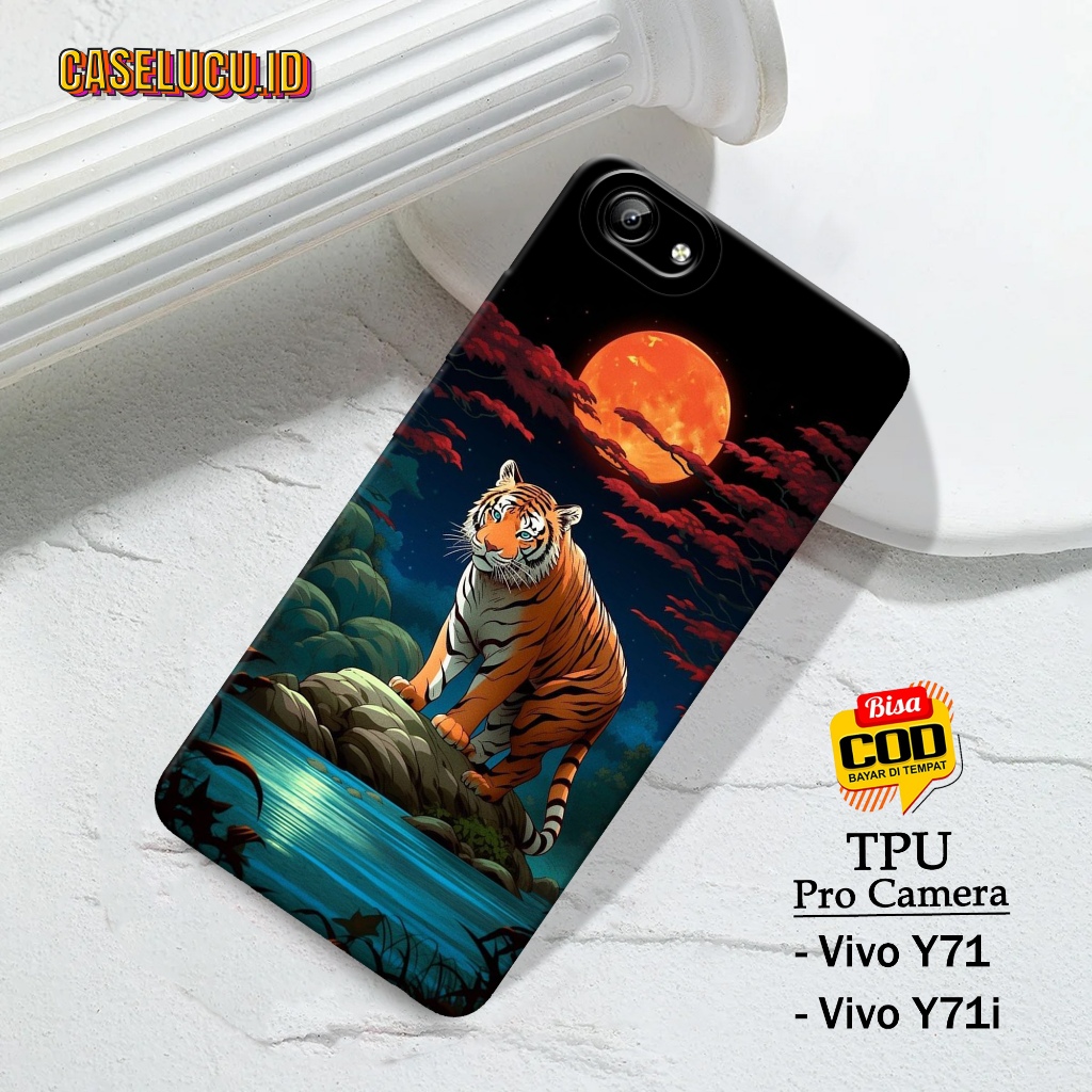 Casing Hp Vivo Y71 / Y71i Terbaru Fashion Case Binatang Case Hp Vivo Y71 / Y71i Soft Case Hp Vivo Y7
