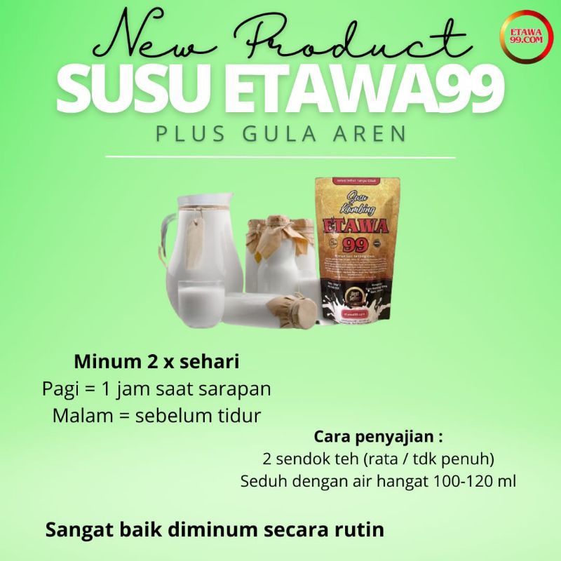 

SUSU KAMBING ETAWA99 ETAWAKU SUSU PREMIUM