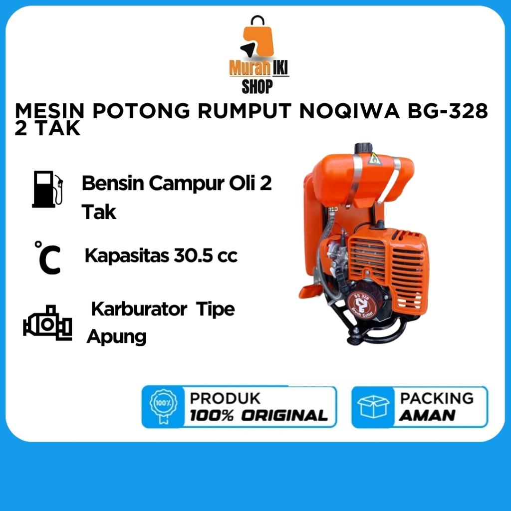 MESIN POTONG RUMPUT NOQIWA BG-328 2 TAK