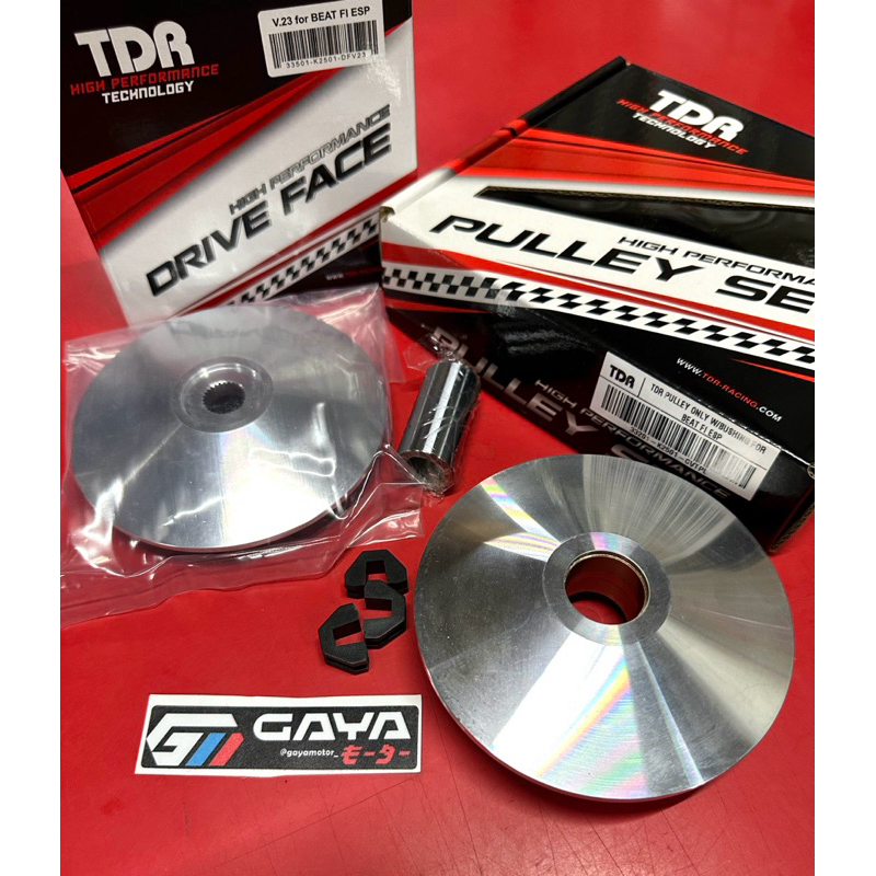 Pulley Set TDR Beat Fi -Beat Esp - Scoopy Fi - Scoopy Esp Original