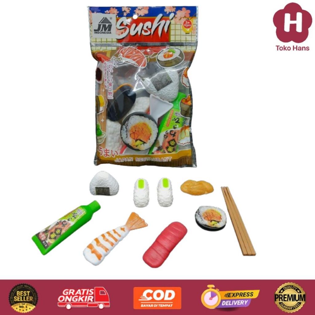 Mainan Anak perempuan  Kitchen Sushi Masakan Jepang JM-SMN460