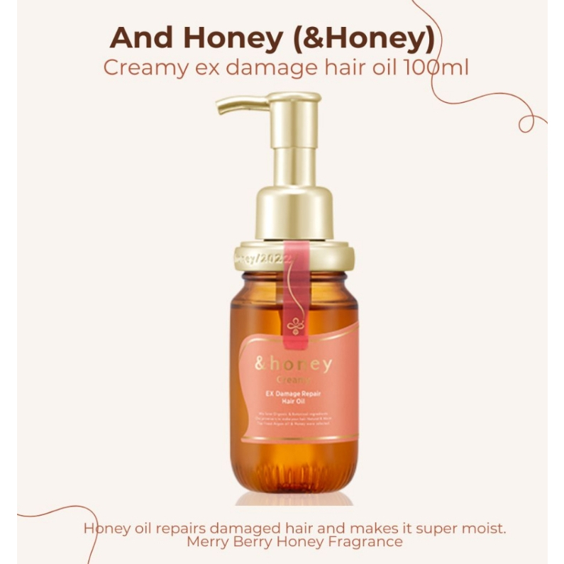 and honey EX DAMAGE shampoo treatment, hair pack, hair oil japan jepang original