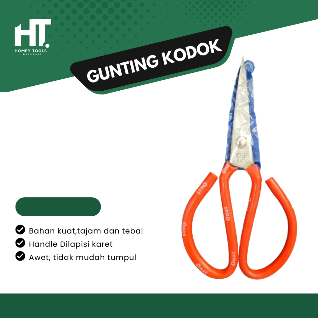 

ONAT Gunting kodok / Gunting Potong Seng Kertas / Gunting Kodok Serbaguna / Gunting Kain
