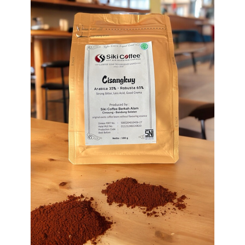 

kopi cisangkuy 100gr kopi mix arabika dan robusta by siki coffee
