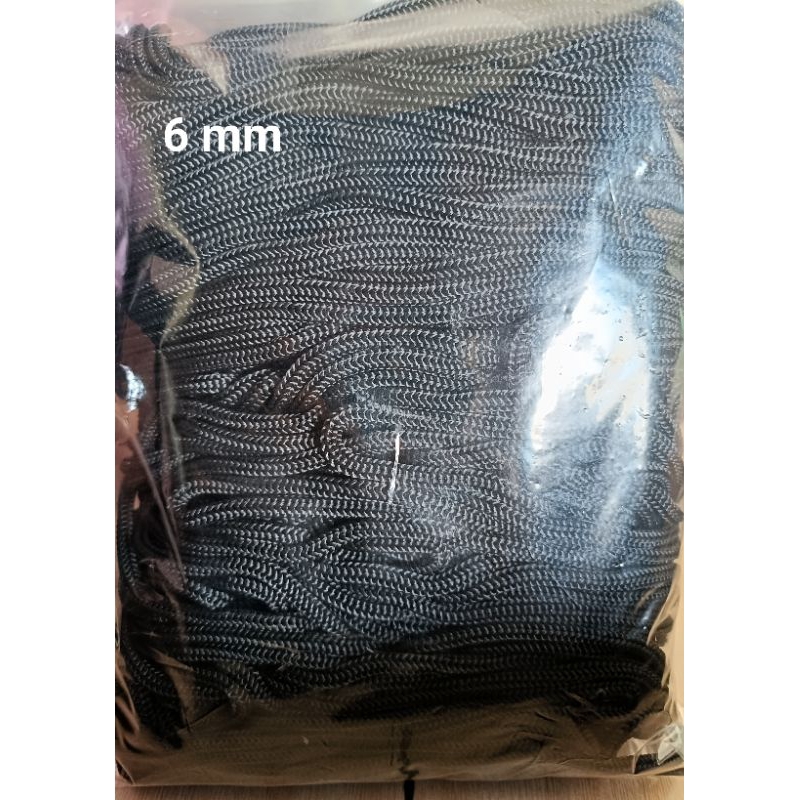 Tali kur ukuran 6 mm hitam