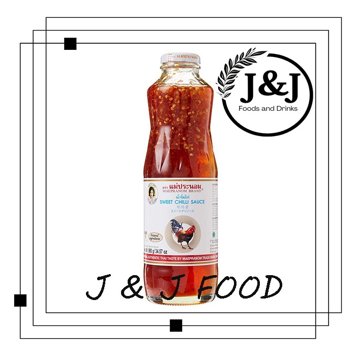

Maepranom Brand Sweet Thai Chilli Dipping Sauce 980 ML