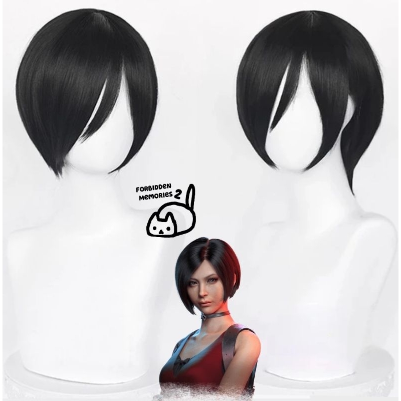 Wig Cosplay Ada Wong Resident Evil