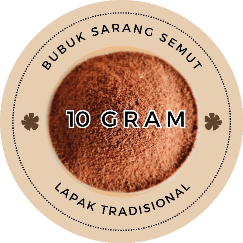 

Bubuk serbuk powder sarang semut 10gram