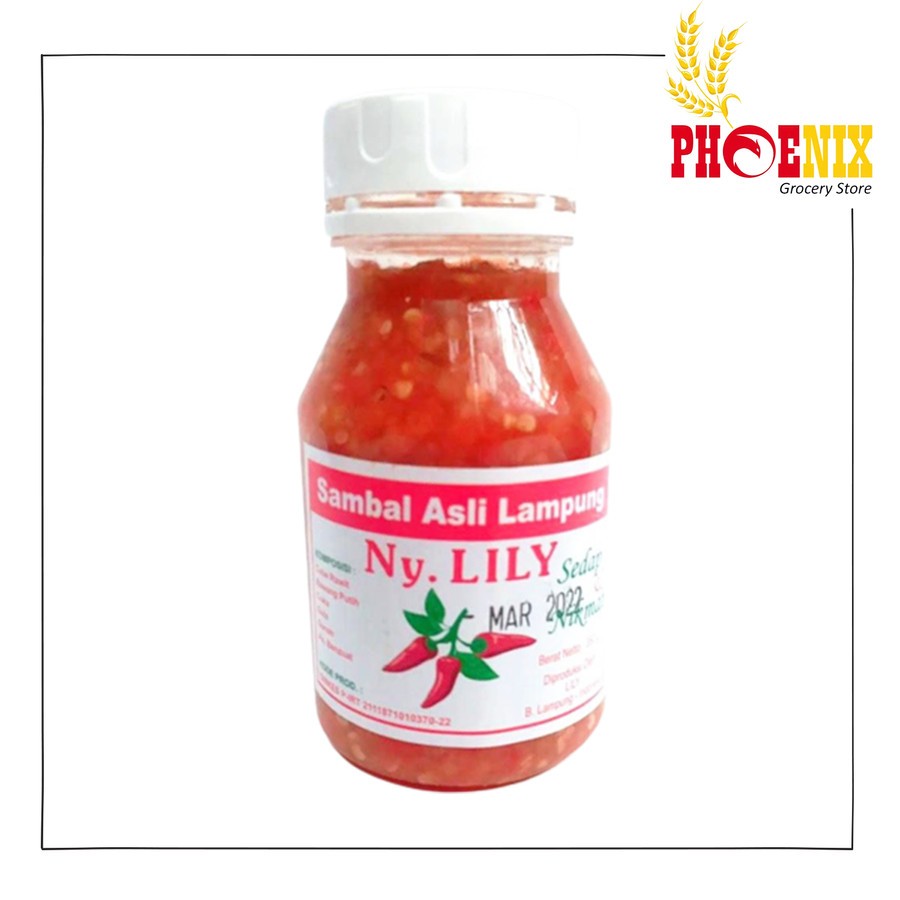 

Sambel asli lampung Ny. Lily 350 Gram