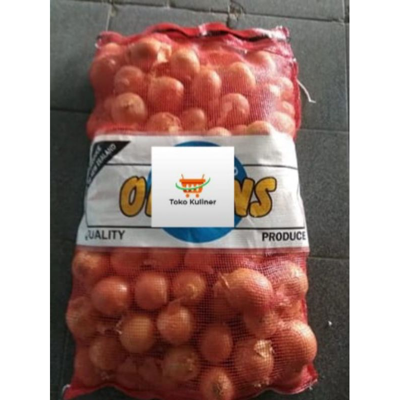 

Bawang Bombay Import 20kg - UKURAN BESAR