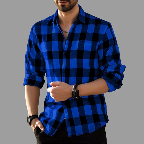 kemeja flannel pria lengan panjang kemeja korean style